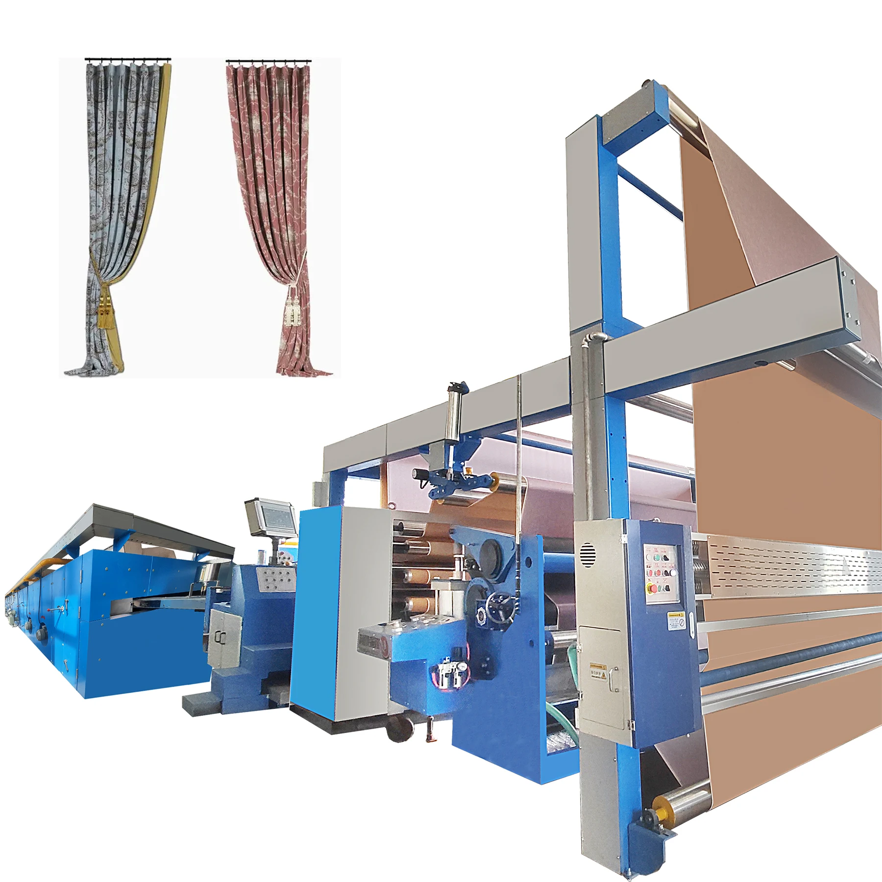 Youneng Textile curtain fabric stenter frame setting machine for woven fabric