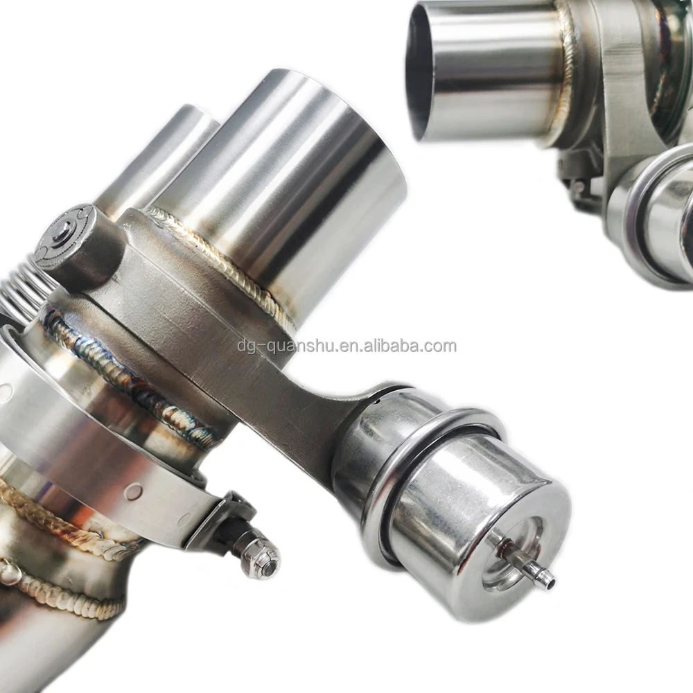 Side Muffler Bypass Pipe For Porsche 911 991 991.1 991.2 GT3 GT3 RS Stainless Valve Version