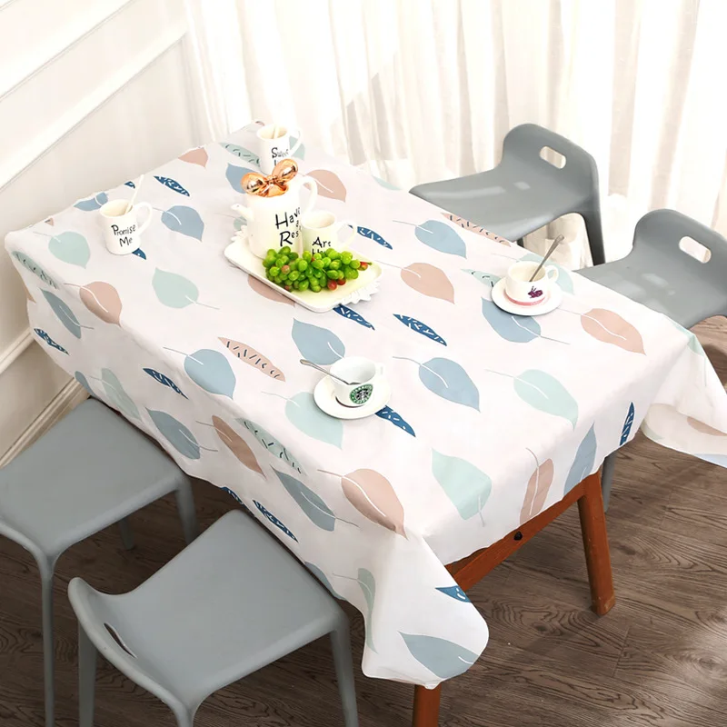 2021 Wholesale Round Rectangular Geometric patterns Water oil-proof Of Table Cloth Jacquard Buffalo Plaid Tablecloth For Home