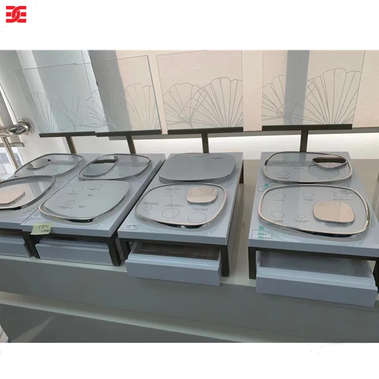 
EXCEL Attractive Modern Makeup Shop Display Rack Luxury Cosmetic Display shelves 