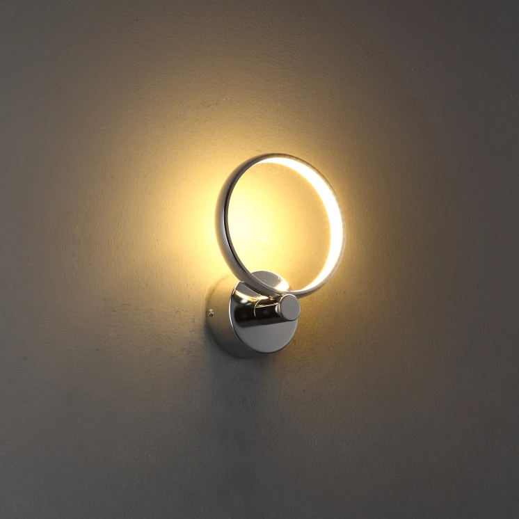 modern style 6W aluminum black wall surface mount led wall light