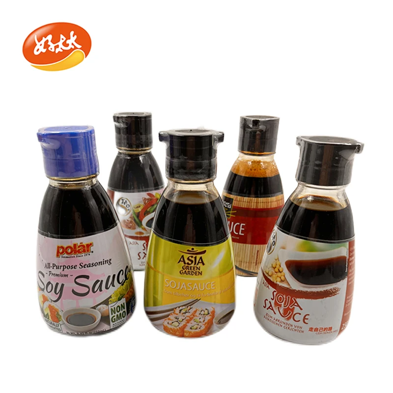High quality good healthy organic small bottle picnic seasoning chinese vegetarian thick soy sauce