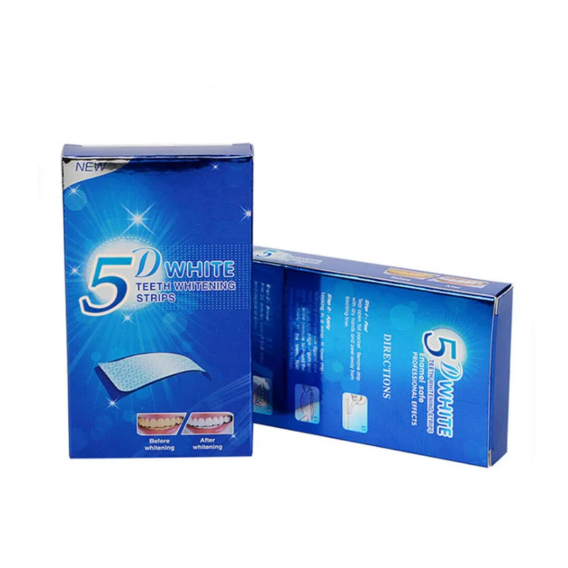 3d 28 Pack 5d Gel Teeth Whitening Strips White Tooth