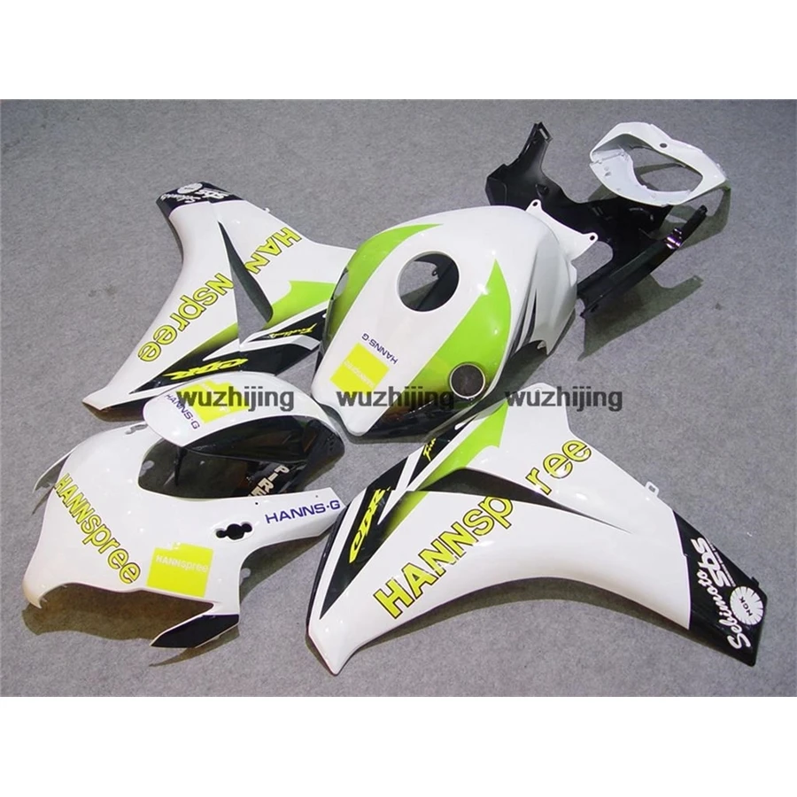 Body Kits for CBR 1000 RR 2008 - 2011 White blue Hannspree Fairing Kits Fireblade 2010 Fairings CBR1000RR 10 11