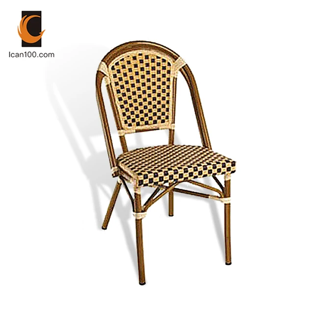 Anti-aging Rattan French Bistro Chaises Moderne Dining Room Chair