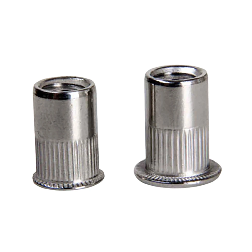 Factory Supply Stainless Steel Low Profile Knurled Twist Resistant Rivet Nuts