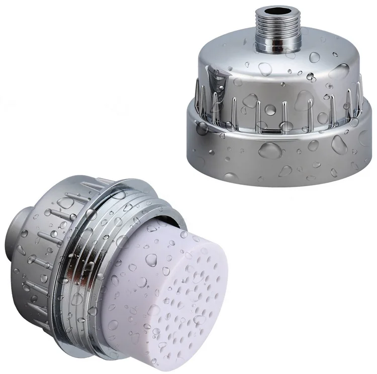 Puretall 15 Stage Shower Water Filter with Carbon KDF for Hard Water