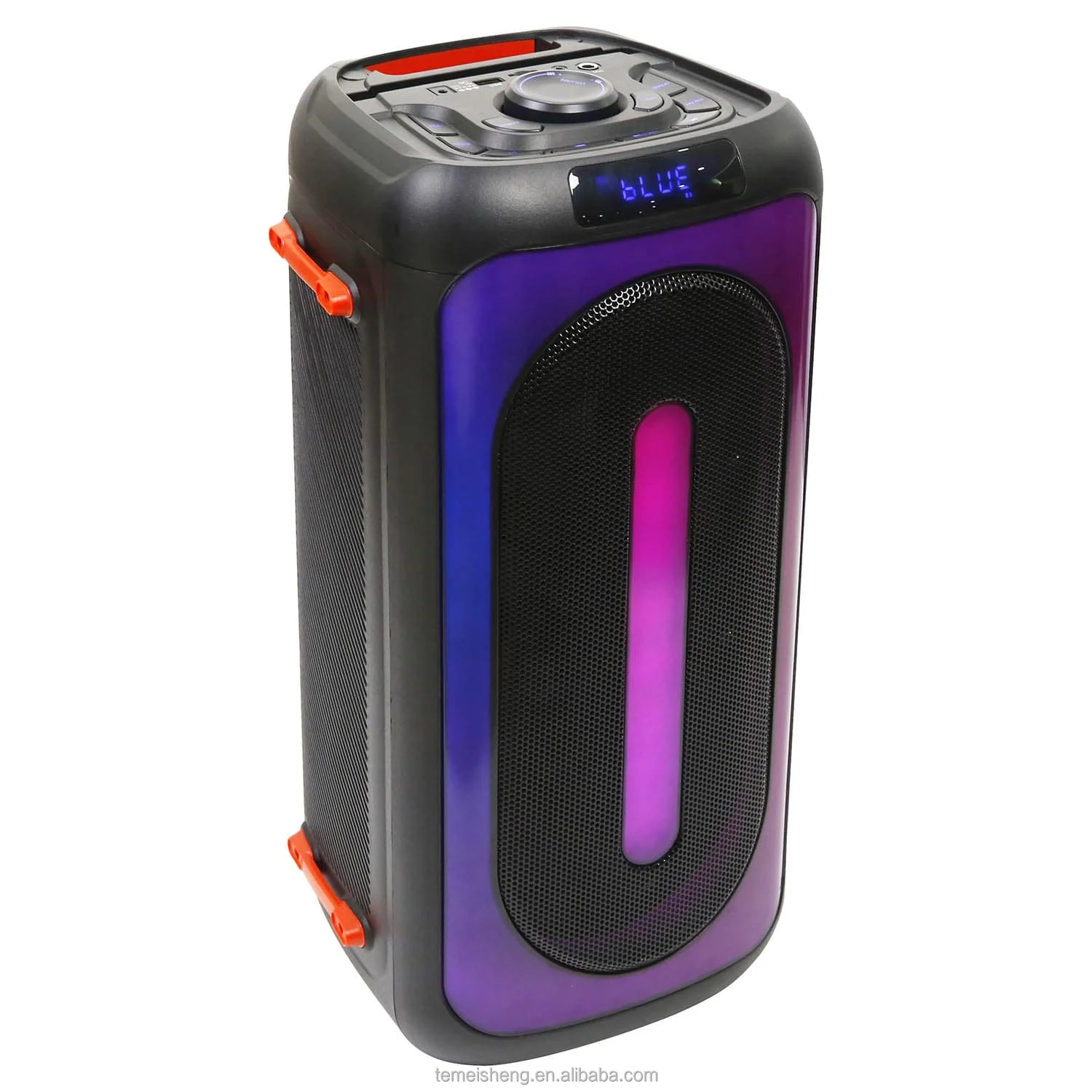 Temeisheng 2022 double 6.5 inch portable speaker with wireless connection for outdoor