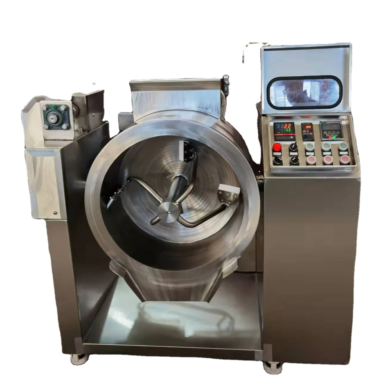 Restaurant commercial automatic large industrial mixer cooking machine jacketed kettle with mixer