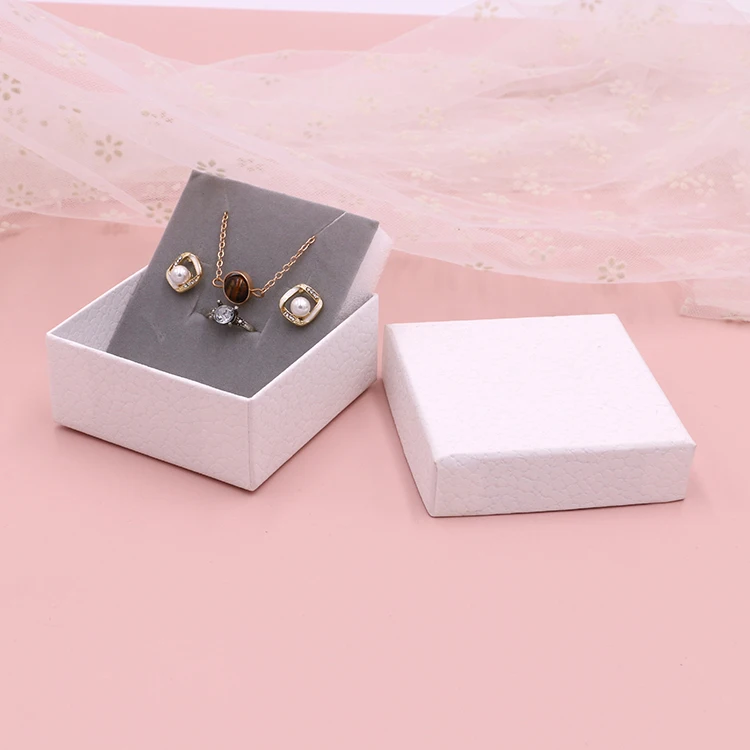 
Custom Paper Necklace Ring Earring Bracelet Jewelry Packaging Box Jewelry Boxes Package 