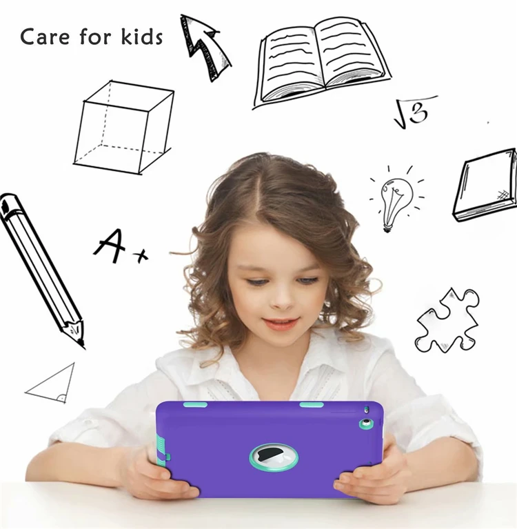 Shockproof 7.9 inch Tablet Case universal for iPad mini 1 2 3 4 5 tpu pc silicone PC 3 in 1 cover case