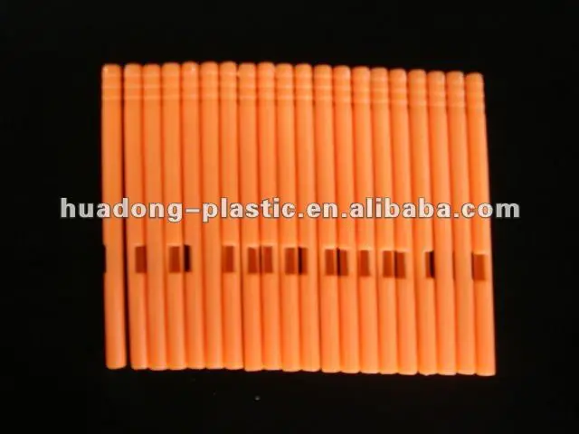 White color plastic whistle lollipop sticks