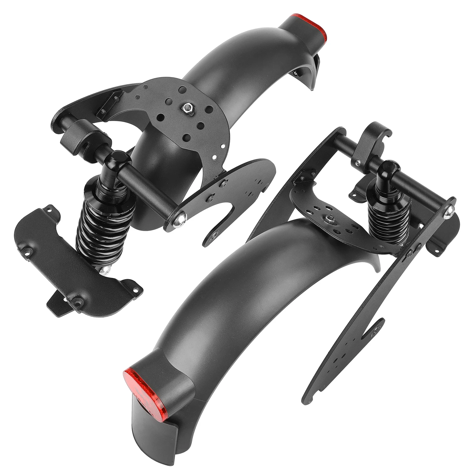 V2 Rear Suspension with Mudguard and Back Lamp for Ninebot G30 Max Electric Scooter Updated Version Rear Shock Absorber Set