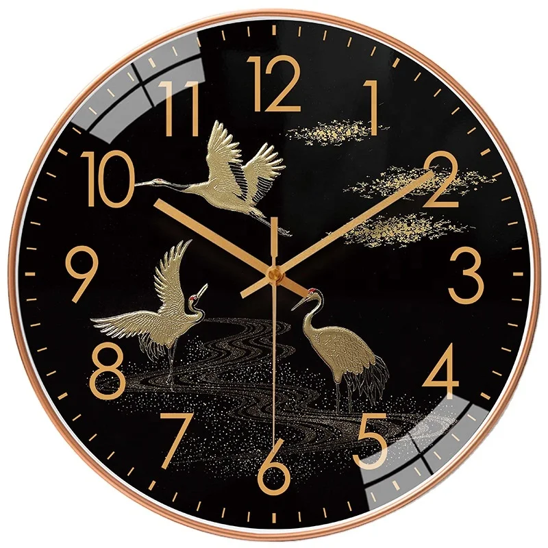 Chinese Style Home Decorative Digital Modern Wall Clocks for Sales