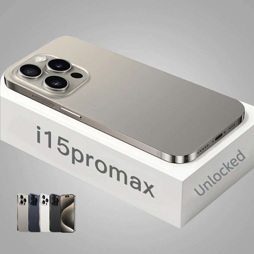 Original phone i 15 Pro Max unlocked 4G 5G cell phone 7.3 inch AMOLED Screen large memory smartphone Global GSM LET mobile phone