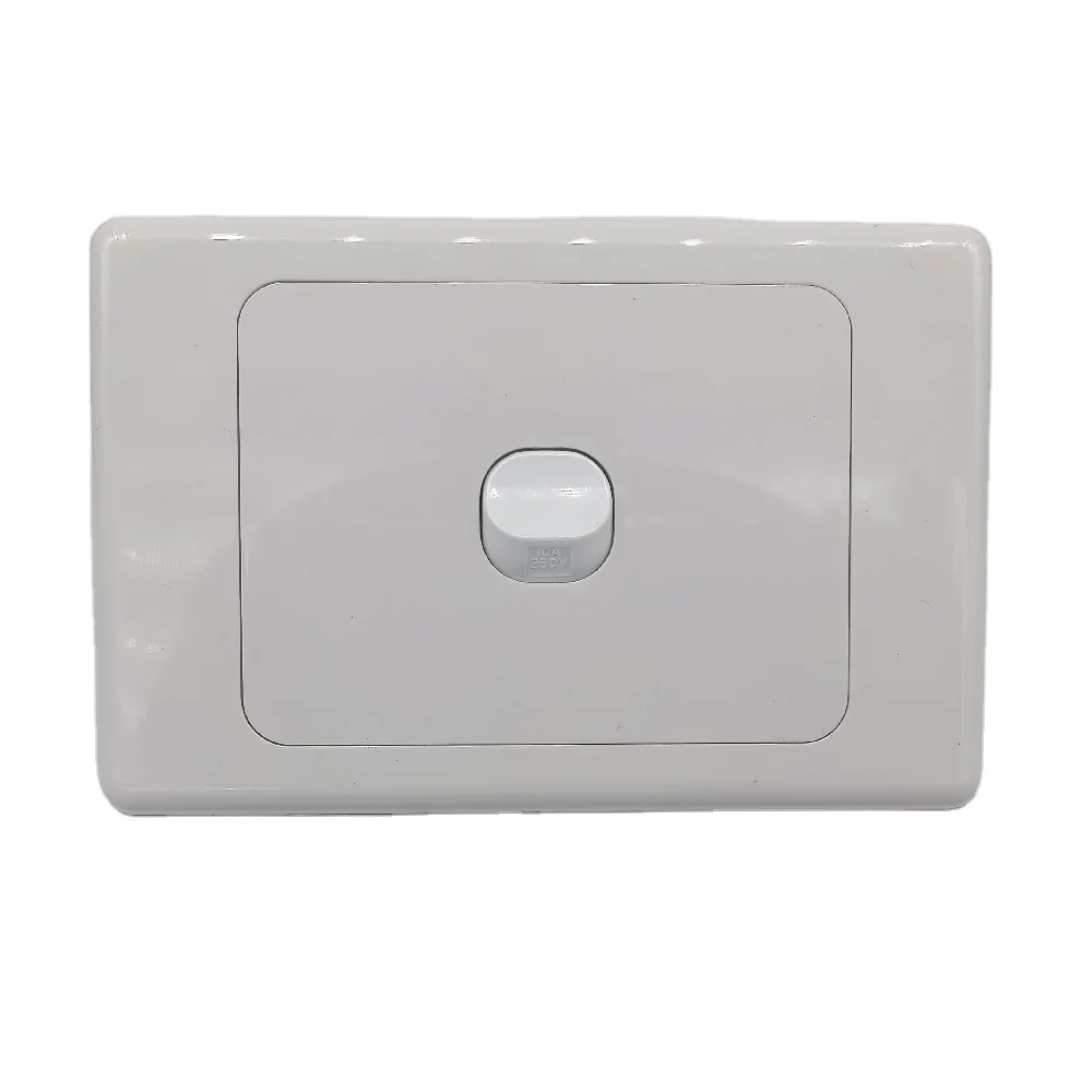 Button Slimline Switch Size 117mm*75mm*4.3mm 3 Gang Wall light Switch