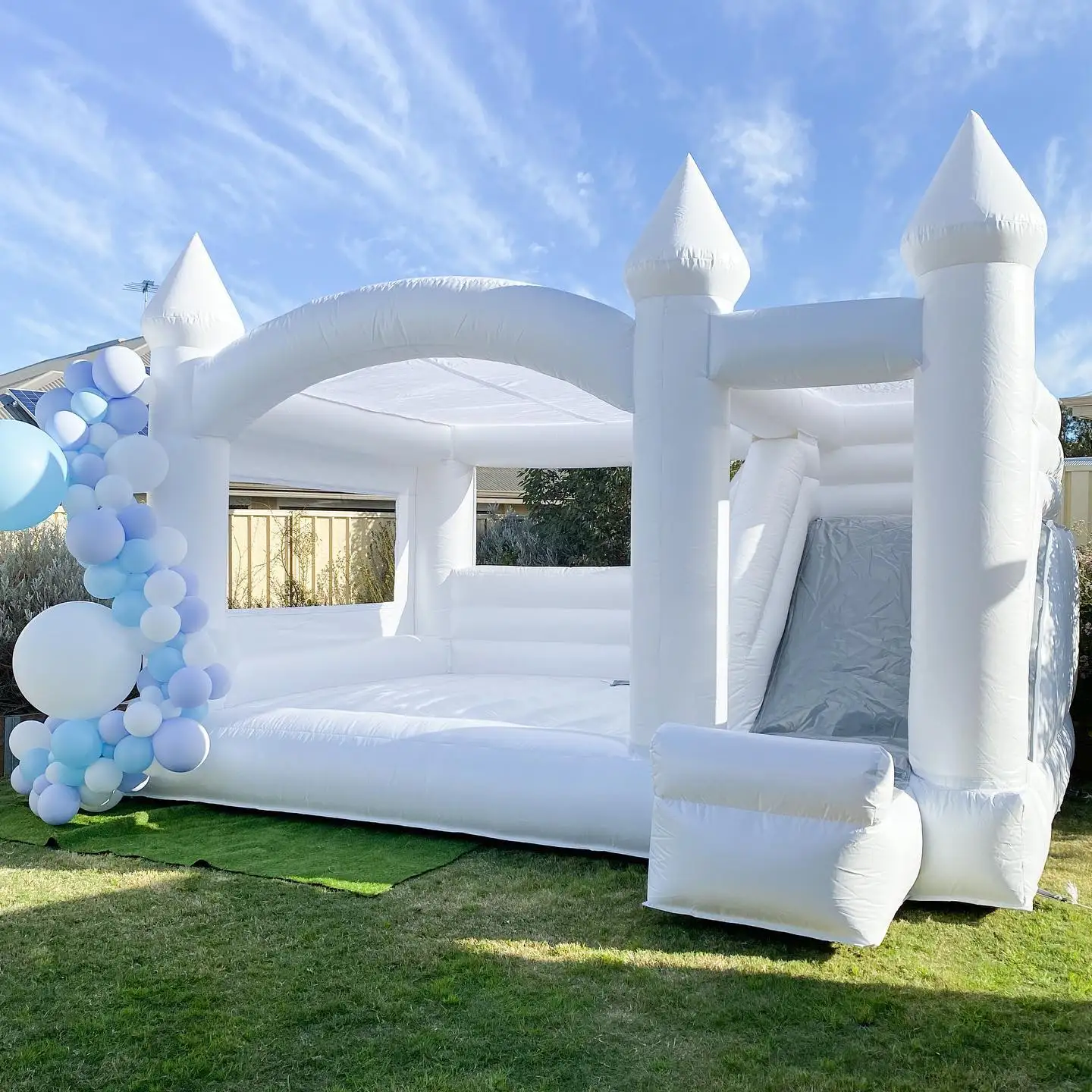 Commercial Inflatable Jump House Wedding Bouncy Castle With Slide Combo Party Rentals Inflatable Wedding Bounce House For Sale