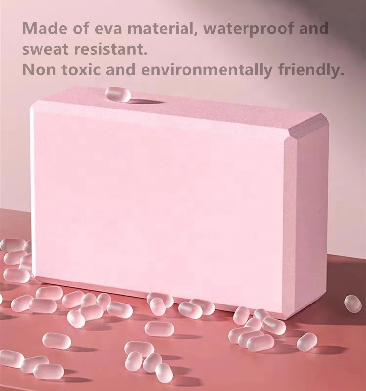 Hot Sale Cheap Eco-friendly Colorful Training Exercise Fitness Yoga Brick Eva Yoga Foam Block