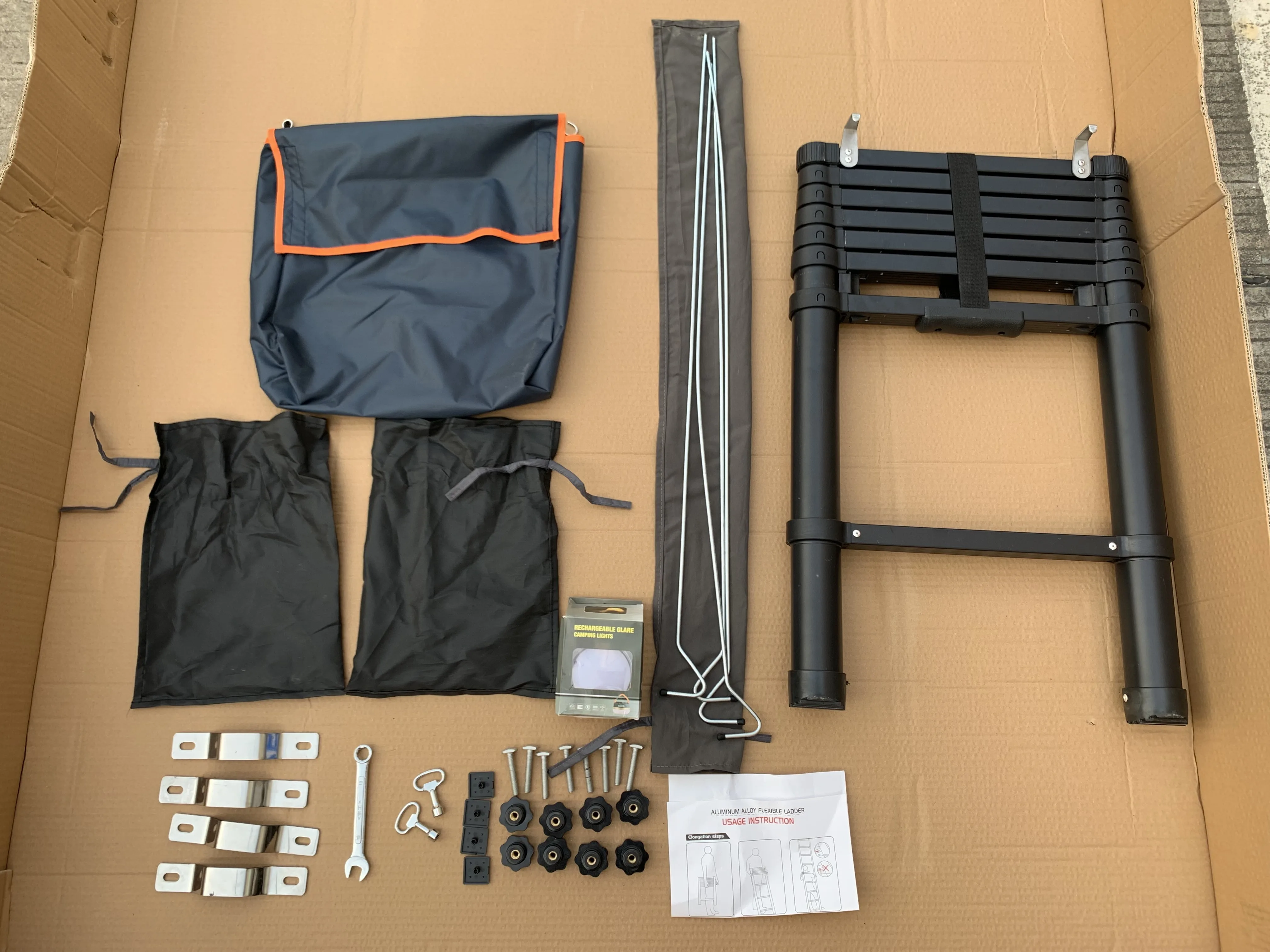 Hot sale Geertop Semi-automatic hydraulic straight support Quick Pitch Roof Top Tent