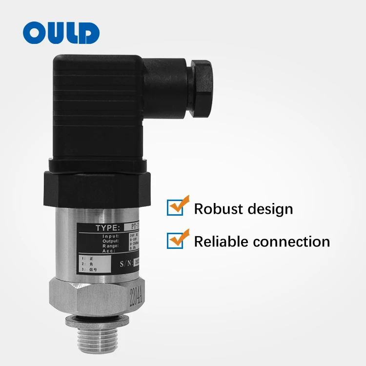 OULD PT-309 Gas Pressure Sensor Transmitter with 0-4MPa Wide Measuring Range