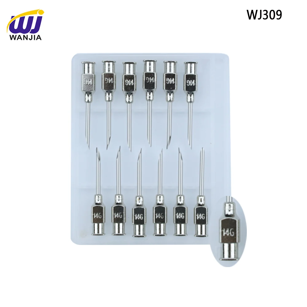WJ309 Veterinary Syringe needle for animal . Injection SS Veterinary Needle