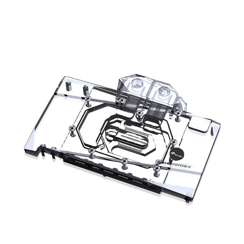 Bykski N-ST4070TIXG-X,GPU Water Block Use for Zotac GeForce RTX 4070Ti X-Gaming OC VGA Card Copper Cooler Radiator RGB/5V 12V