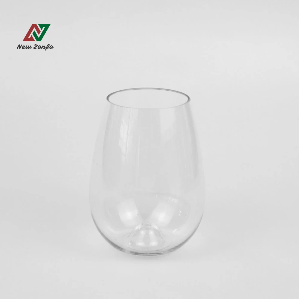 
High Quality 8oz 10oz 16oz Stemless Wine Glass New Style Unbreakable Wine Glasses drinkware for party 