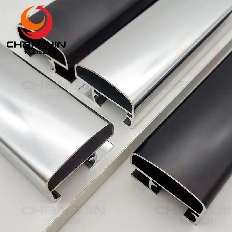 Galvanized aluminum custom powder coated u channel shower profile aluminum glass railing u  profile