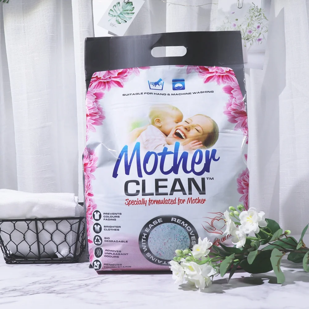 Low price sales natural Organic High foaming Household Chemicals laundry detergent powder