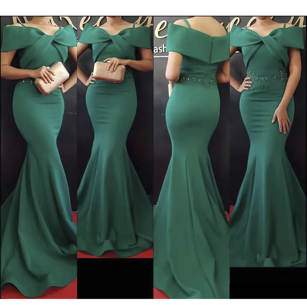 Factory First Order Discount Hot Sale African Plus Size Women Dress Cross Neck Off Shoulder Casual Evening Dress