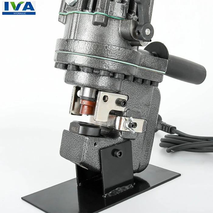 MHP-20 Electric Hydraulic angle bar U bar Puncher  hole hydraulic punching machine