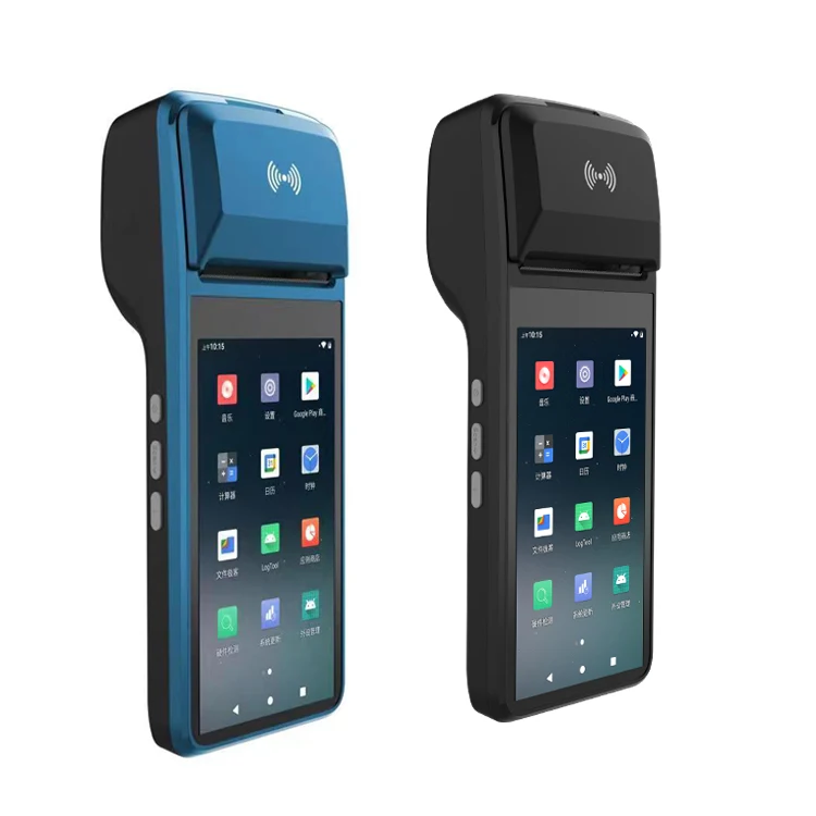 Senraise mobile pos android handheld terminal portable pos system car parking pos system with android ticket printer