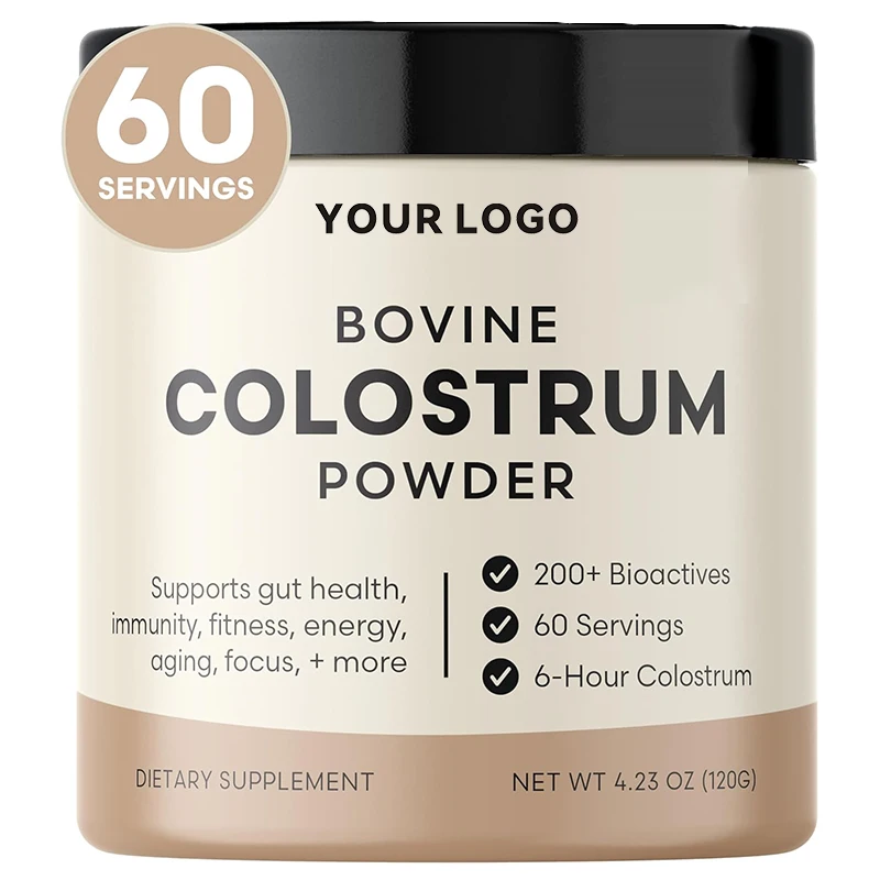 Private Label Bovine Colostrum Powder Organic Oem/odm Wholesale Price Food Grade Bulk Colostrum Bovine Colostrum Powder