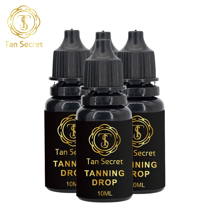 Hot sale UK popular Sun Kissed Skin Self Tanner Label the custom Tanned Oral spray Tanning drops factory price