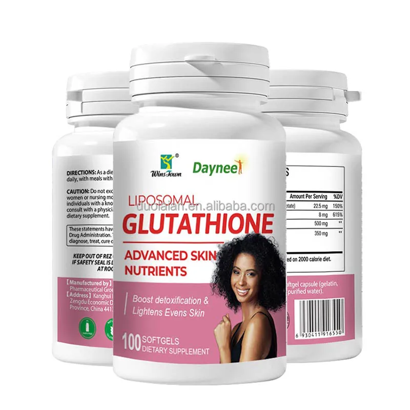 Custom Private label Glutathiones Capsule With Aging Whiten Skin Care Strong Collagen supplement Glutathiones Liposomal