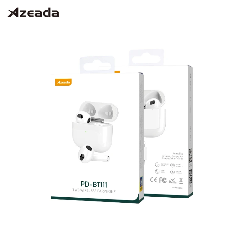 PRODA/AZEADA Lingcon Series 2nd 3rd 4th Generation TWS Earbuds 5.0 Blue Tooth Wireless Earphone Stereo Sound Headset