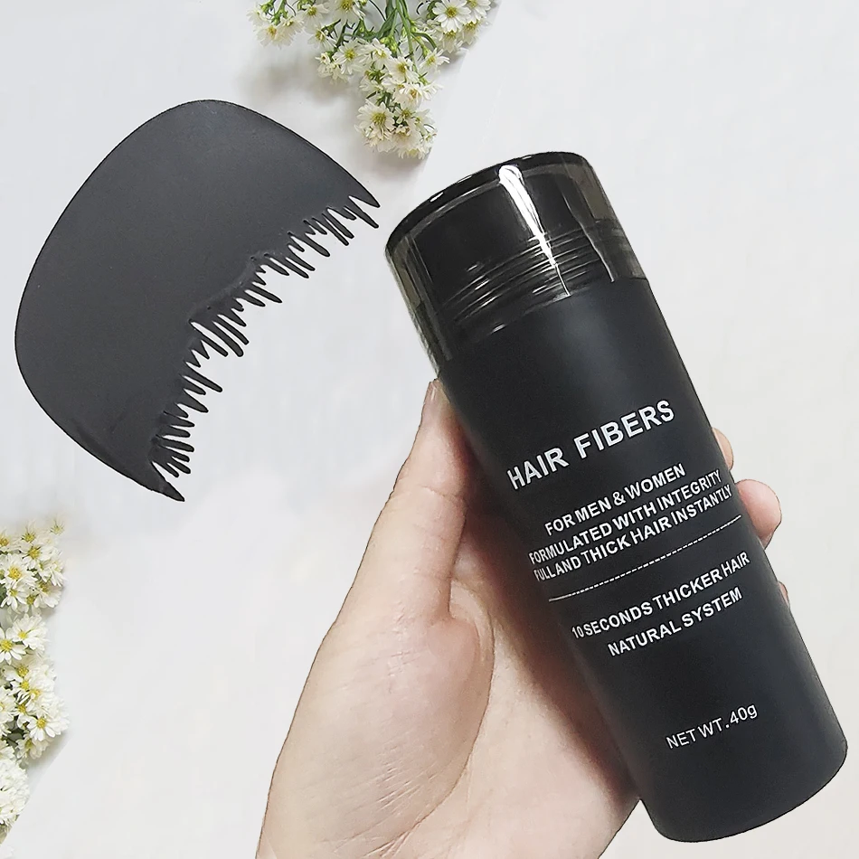 Hair Fiber Spray Powder 25-100g Spray Keratin Hair Loss Treatment Factory Directly Price Real Human Hair Building Fiber