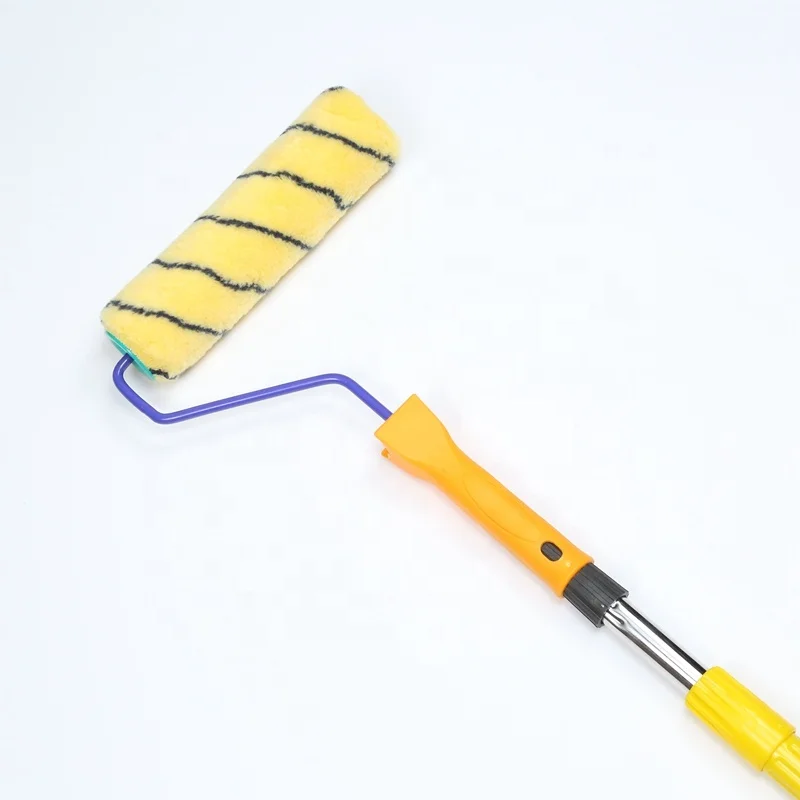 Factory direct manual convenient stainless steel  paint roller brush telescopic rod