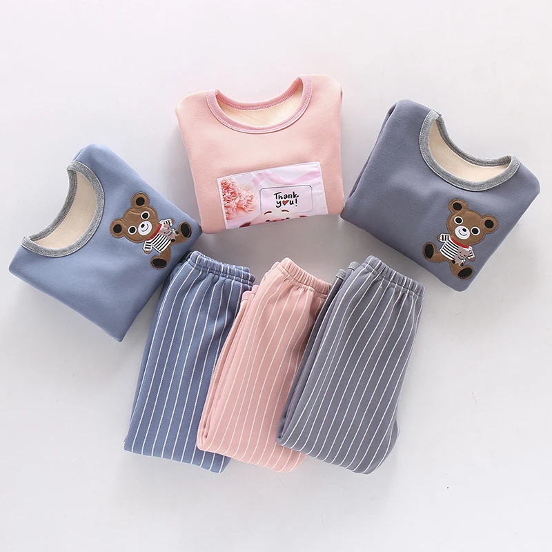 
DRLH1909B829 2019 Autumn New Arrival Boy Sleepwear Fashion Smart Style Kids Home Clothes Children Pajamas 
