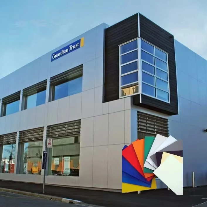 Alusong 3mm/4mm/5mm alucobond PVDF ACP ACM Facade Materials Aluminum Composite Panel