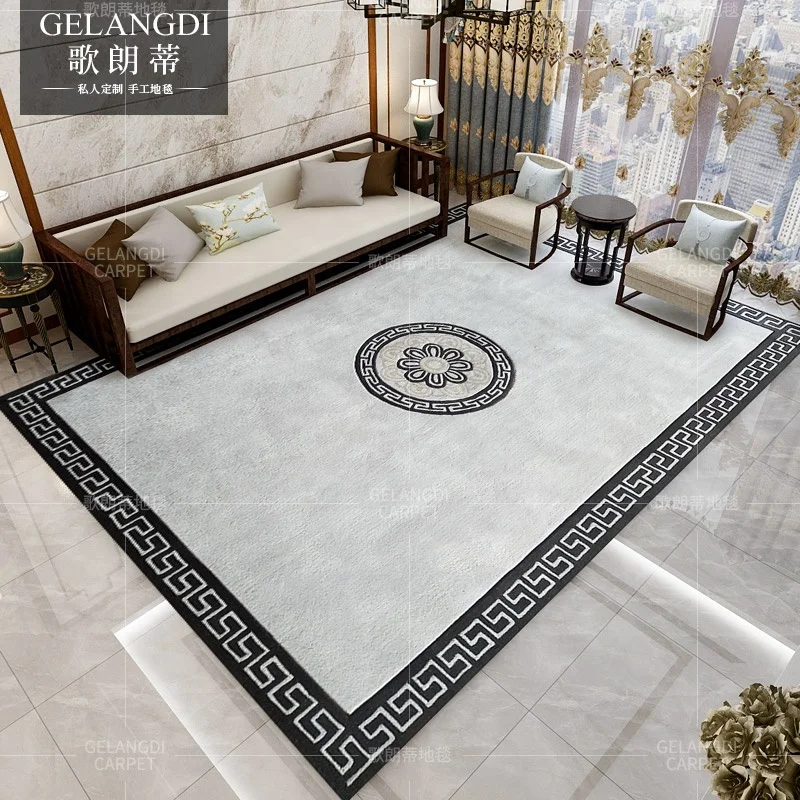 China customized rugs and carpets hand tufted woolen carpets area rugs for living room bedroom