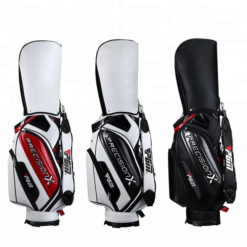 Professional Custom Waterproof PU Golf Club Sling Shoulder Bag 5 Dividers for Men