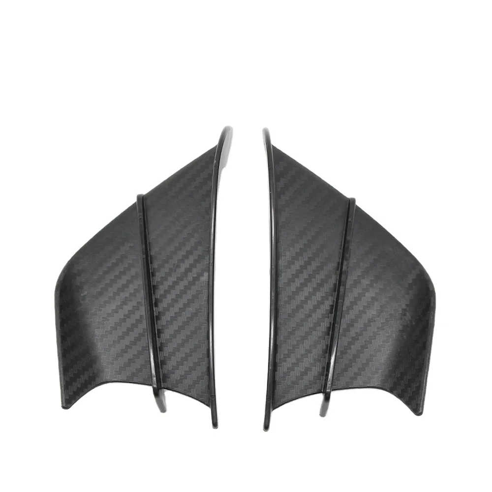 Wholesale ABS Universal Carbon Fixed Fairing Side Wing Fixed Spoiler Aerodynamic Winglet Wing for Ducati Kawasaki Yamaha Honda