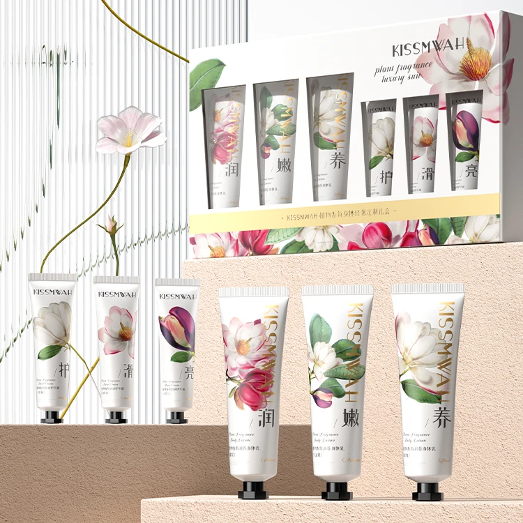 OEM ODM Private Label Soothing Repair Brightening Whitening moisturizing cherry rose extract skin Body Lotion