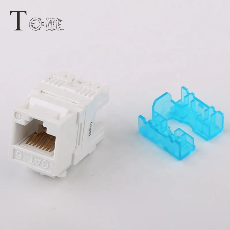 TOM-KJ-23-C6 Cat6 Сетевой информационный модуль LSA IDC Keystone Jack