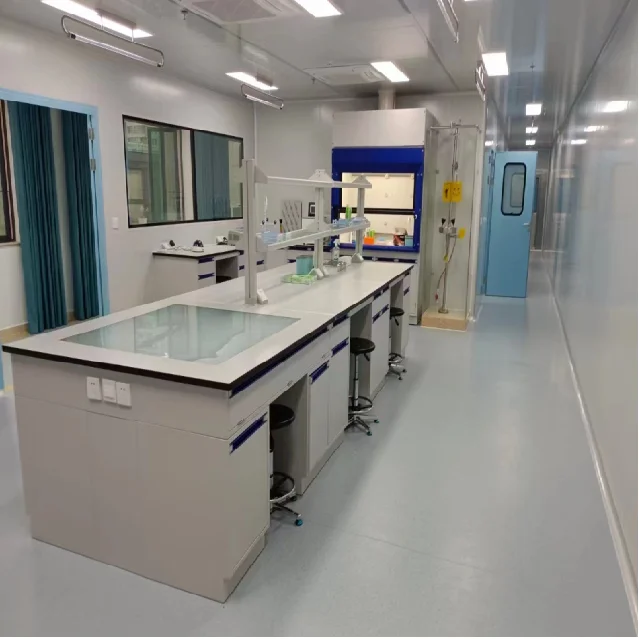 School Laboratory Table Resign Board Top Metal Lab Desk Design Lab Table for Students Dental Experiment Desk