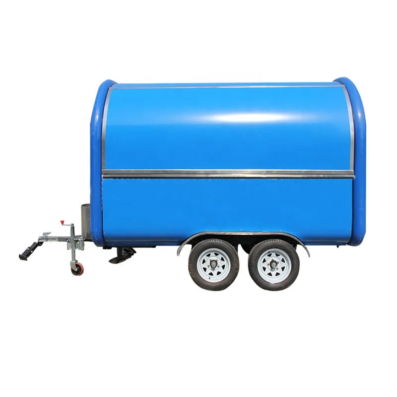 Popular Mobile Street BBQ Cart Food Van Fast Crepe Food Truck Trailer in Andhraprafesh for Sale