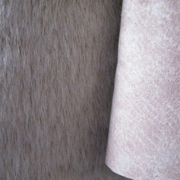 Factory direct sales print suede composite long fur coat fashion fabric (1600509183743)