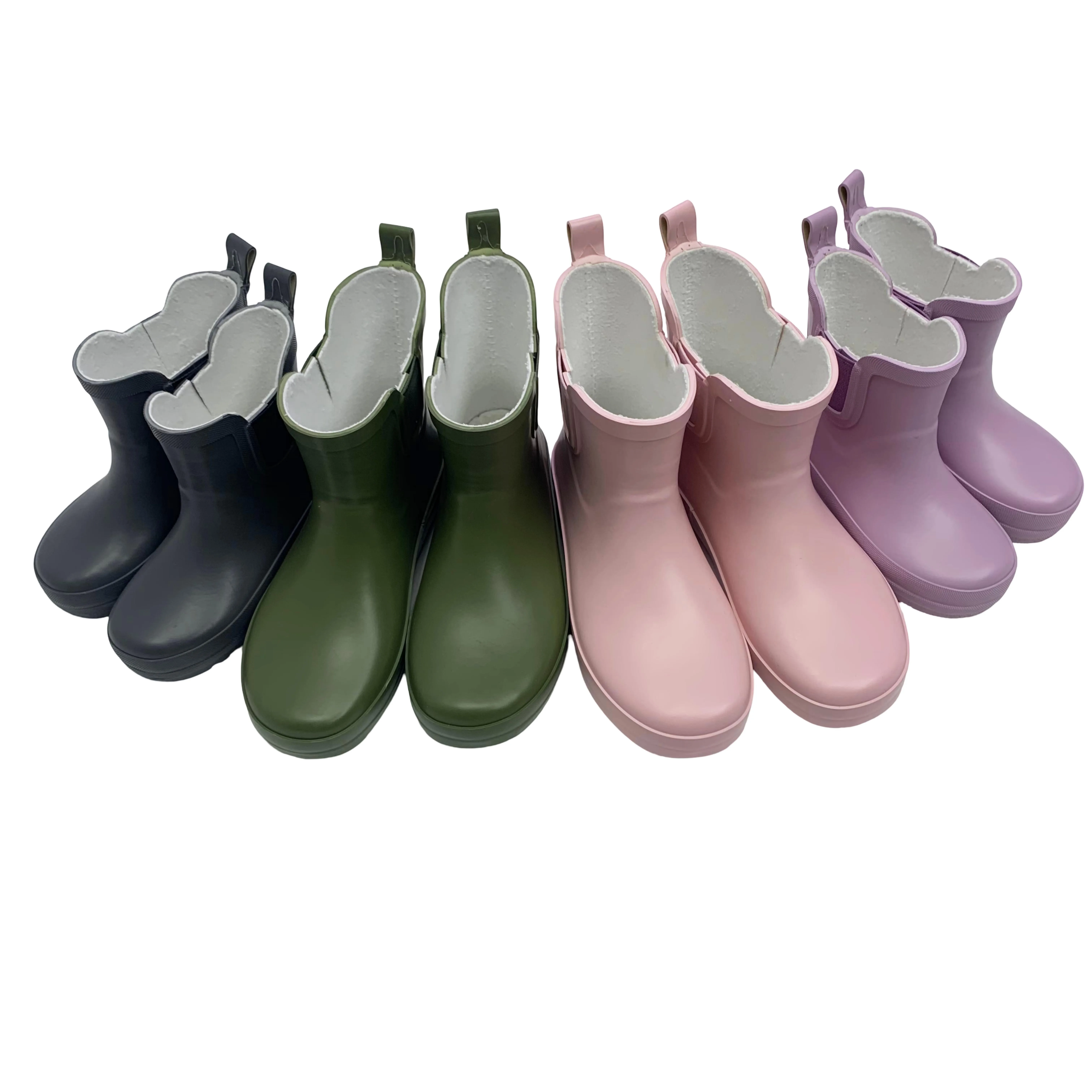 Wholesale Adult Rain  Boots custom logo and color Boots Rubber Waterproof Rain Boots for Children shoes for men women
