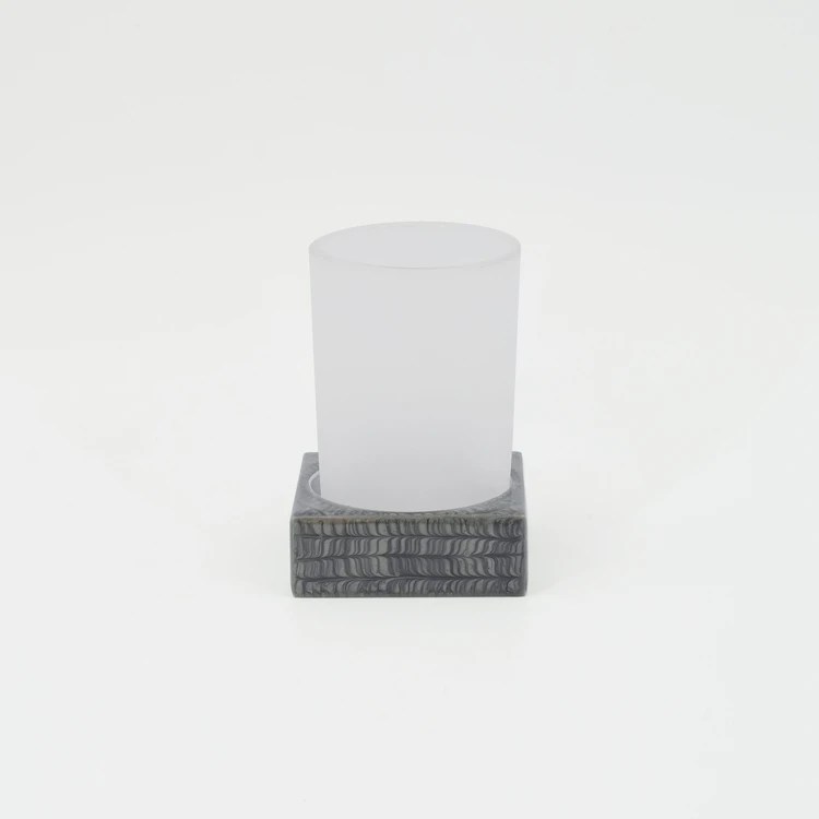 new products Grey Plastic Bathroom Vanity Accessory Set